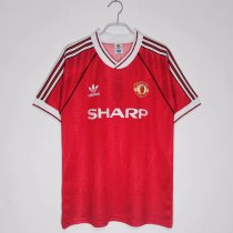 Retro  Manchester United Home  1:1 Quality Soccer Jersey  1991-1992