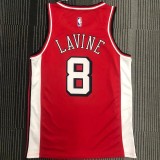 NBA  Bulls LAVINE #8 Red Top Quality Hot Pressing
