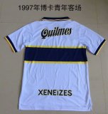 Retro Boca Juniors Away Fans 1:1 Quality Soccer Jersey  1996-1997