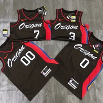 Nba Portland Trail Blazers #3#7#00 City Edition 2021