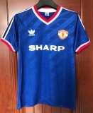 Retro Manchester United Away 1:1 Quality Soccer Jersey  1986