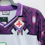 Retro Fiorentina Away Fans 1:1 Quality Soccer Jersey  1992-1993