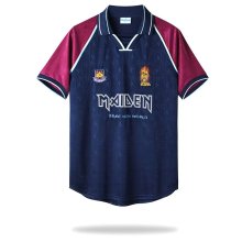Retro Iron Maiden West Ham Home  1:1 Quality Soccer Jersey  1999