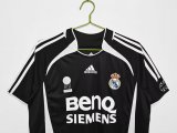 Retro Real Madrid Away    1:1 Quality Soccer Jersey  2006-2007