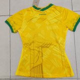 Brazil Yellow  Women Fans  1:1 Quality Soccer Jersey   22-23