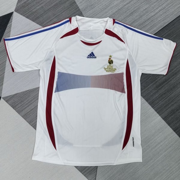 Retro France  World Cup Final 1:1 Quality Soccer Jersey  2006-2007