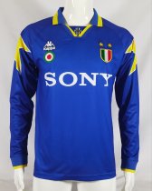 Retro Juventus  Away Long Sleeve  1:1 Quality Soccer Jersey  1995-1996