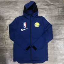 NBA warriors warm-up training appearance hooded zipper jacket  with chip  1:1