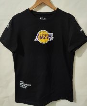 NBA Lakers Hot pressing black T-shirt 1:1