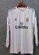 Retro Real Madrid Home Long Sleeve  1:1 Quality Soccer Jersey  2013-2014