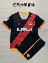Rayo Vallecano  Away kids 1:1 Quality Soccer Jersey   23-24