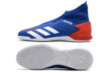阿迪达斯猎鹰20.3无鞋带怀龙底MD室内平底足球鞋adidas PREDATOR 20.3 Laceless IN 39-45