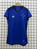 Cruzeiro Home  Blue Women  1:1 Quality Soccer Jersey   23-24