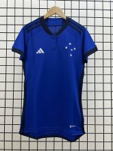 Cruzeiro Home  Blue Women  1:1 Quality Soccer Jersey   23-24