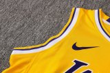 Los Angeles Lakers yellow #23 JAMES  1:1 Quality NBA  Season Jerseys