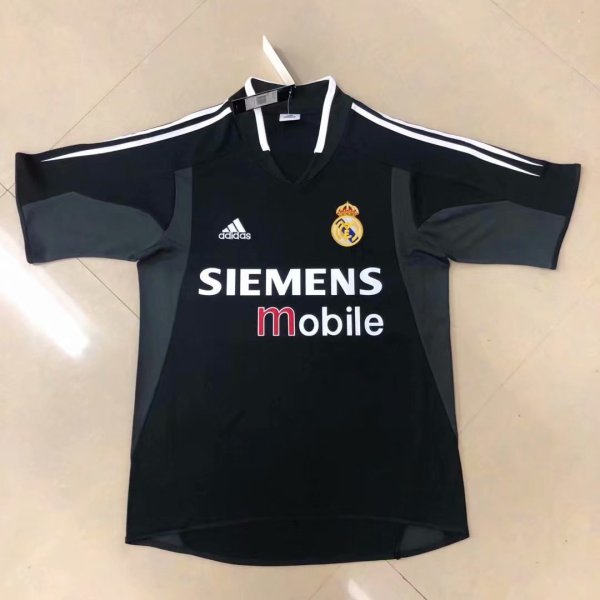 Retro Real Madrid Away 1:1 Quality Soccer Jersey  2004 2005