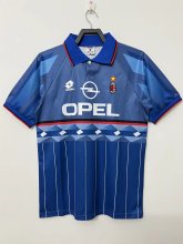Retro AC Milan 4th Away  Blue  1:1 Quality Soccer Jersey  1995-1996