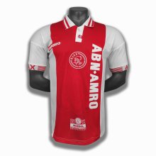 Retro Ajax Home 1:1 Quality Soccer Jersey  1997-1998