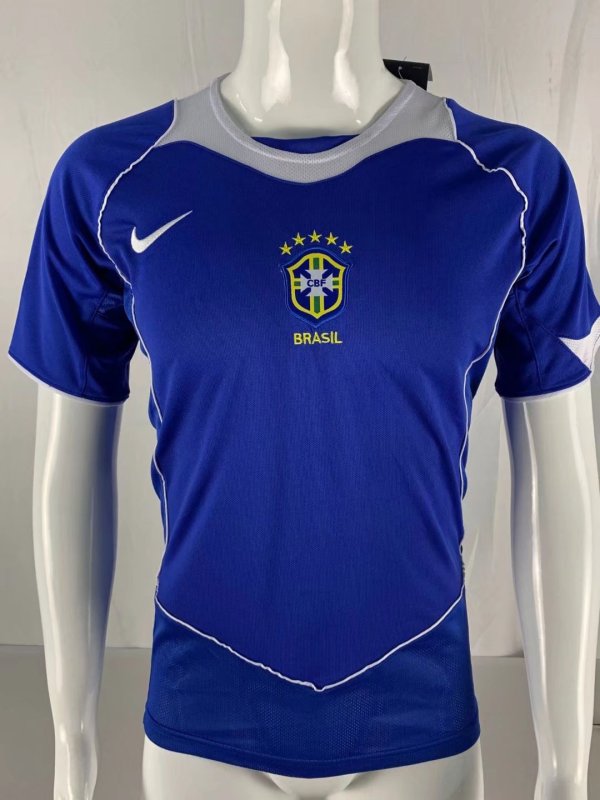 Retro Brazil away  1:1 Quality Soccer Jersey  2004-2005