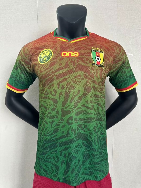 Cameroon Special Edition   Player  1:1 Quality Soccer Jersey  24-25