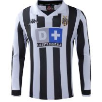 Retro Juventus Home  Long Sleeve 1:1 Quality Soccer Jersey    1999-2000