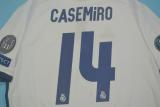 Retro Real Madrid Home Long Sleeve  1:1 Quality Soccer Jersey    2016-2017