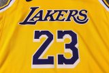 Los Angeles Lakers yellow #23 JAMES  1:1 Quality NBA  Season Jerseys