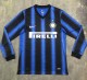 Retro Inter Milan Home Long sleeve 1:1 Quality Soccer Jersey   2010-2011