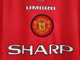 Retro  Manchester United Home 1:1 Quality Soccer Jersey  1996-1997