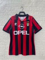 Retro AC Home  1:1 Quality Soccer Jersey  1996-1997