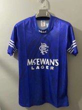 Retro Rangers Home 1:1 Quality Soccer Jersey  1995-1996