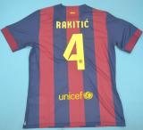 Retro Barcelona Home  1:1 Quality Soccer Jersey  2014-2015