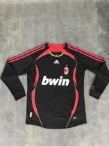 Retro AC 2rd Away Long sleeve 1:1 Quality Soccer Jersey  2006-2007