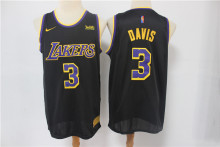 NBA Lakers #3 Davis achievement black