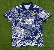 Real Madrid  Dragon Pattern Uppergreen Fans  1:1 Quality Soccer Jersey    23-24