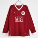 Retro Manchester United  Home Long sleeve  1:1 Quality Soccer Jersey  2006-2007