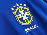 Brazil training suit blue 1:1 Quality Soccer Jersey  2021
