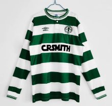 Retro 1987-1988 Celtic Home Long Sleeve1:1 Quality Soccer Jersey