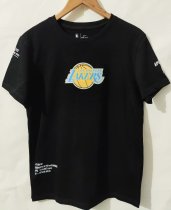 NBA Lakers Hot pressing black T-shirt 1:1