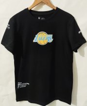NBA Lakers Hot pressing black T-shirt 1:1