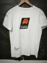 NBA Suns Hot pressing white T-shirt 1:1