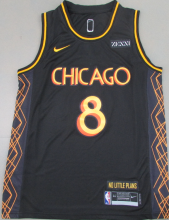 NBA  Bull #8 Raven city black