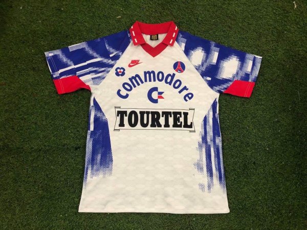 Retro PSG Away Fans 1:1 Quality Soccer Jersey  1992-1993