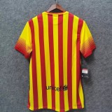 Retro Barcelona  Away Yellow 1:1 Quality Soccer Jersey   2013-2014