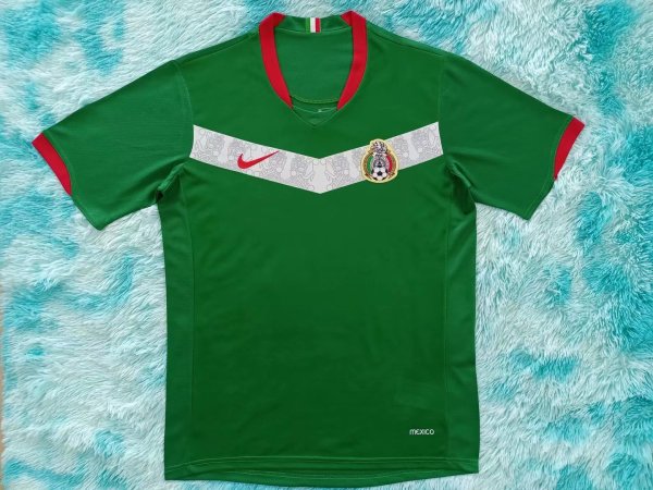 Retro Mexico Home 1:1 Quality Soccer Jersey  2006