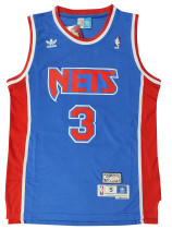 NBA Nets Petrovic #3  1:1  blue top Mesh Jersey