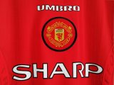 Retro  Manchester United  Home 1:1 Quality Soccer Jersey  1996-1997