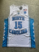 NBA North Carolina #15 white shirt