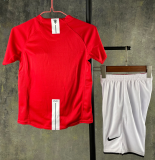 Retro Manchester United home with embroidery champion  kids 1:1 Quality Soccer Jersey   2007-2008