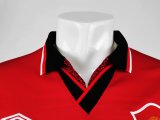 Retro  Manchester United Home Long sleeve 1:1 Quality Soccer Jersey  1994-1996